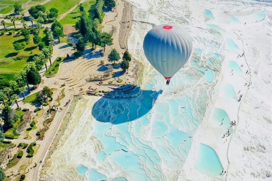 PAMUKKALE WITH HOT AIR BALLOON FROM ANTALYA