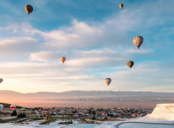 ⚪ Pamukkale with Balloon & Ancient City
